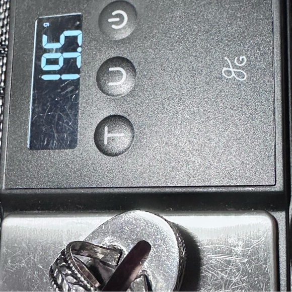 Elegant PINK RHODOCHROSITE RING Polished Bezel Set Large Natural Stone SIZE 7 - Picture 10 of 15